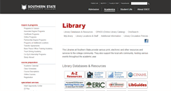 Desktop Screenshot of lrc.sscc.edu